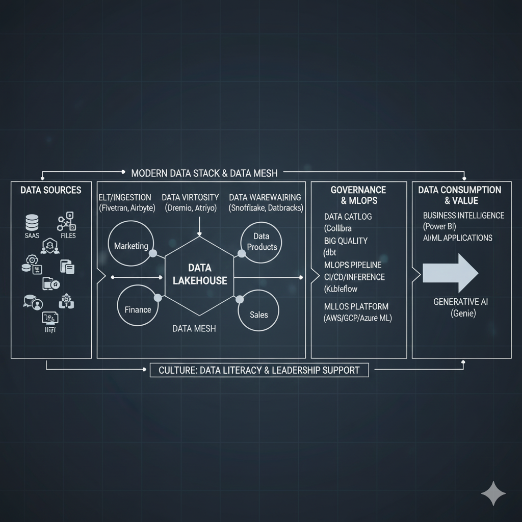 L'entreprise data-driven en 2025 : de la modern data stack à l'industrialisation de l'IA
